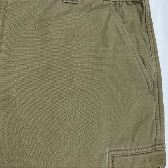 LL Bean Mens Fleece Lined Cargo Pants 38 x 30 Comfort Waist Straight Leg A6 - Picture 7 of 11